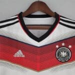 2014 Retro Germany Home Soccer Jersey - Image 3