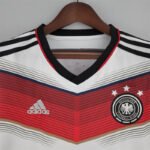 2014 Retro Germany Home Soccer Jersey - Image 3