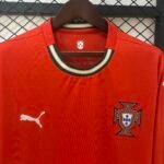 2025  Long Sleeve Portugal Home Football Shirt 1:1 Thai Quality - Image 3