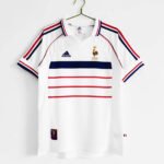 1998 Retro France Away White Soccer Jersey AAA