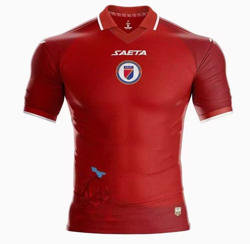 psc (1) (S-4XL)26-27 Haiti 2nd Away Red Soccer Jersey AAA - Image 1