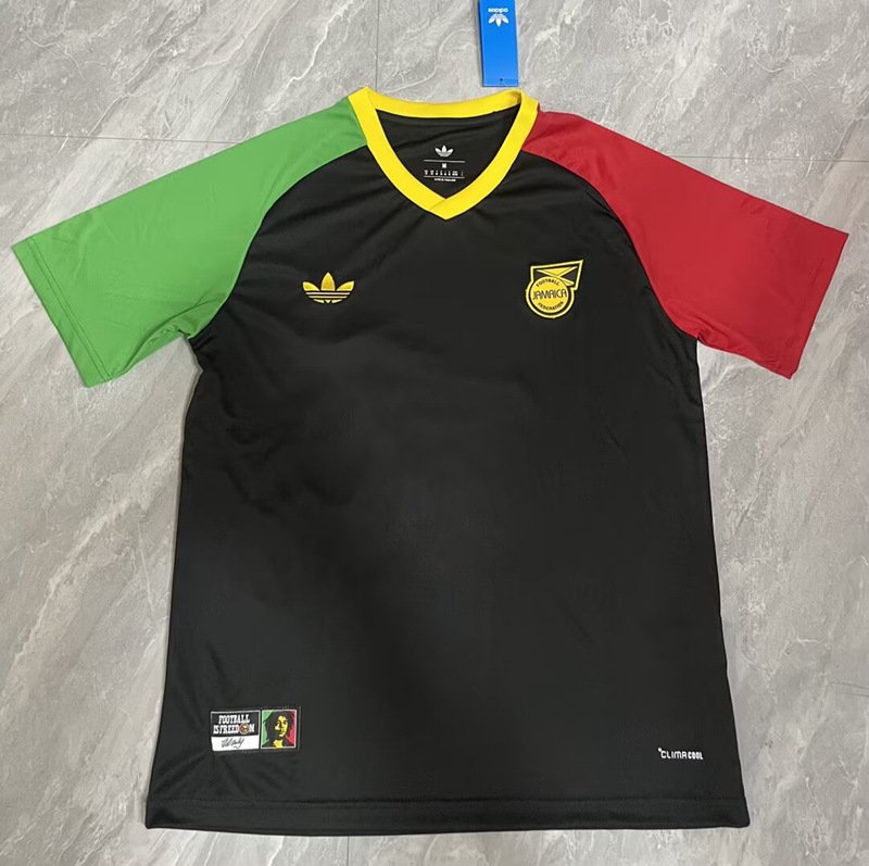 psc (2) 2026-2027 Jamaica Black Training Soccer Jersey AAA - Image 1