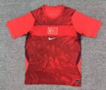 (s-4xl)2026-27 Türkiye Away Red Soccer Jersey AAA