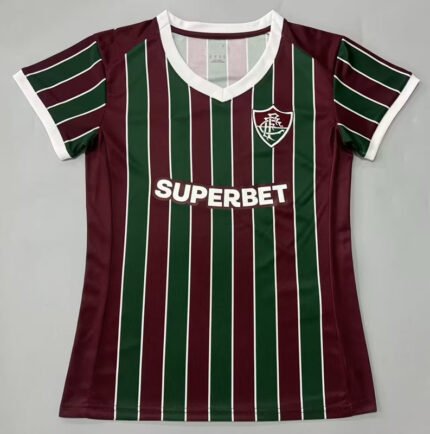 2026-27 Fluminense de Feira Home Red&Green Women  Soccer Jersey AAA