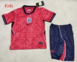 2026 England Away Red Kids/Youth Soccer Uniform