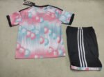 2026-2027 Belgium Away White&Pink Kids/Youth Soccer Uniform - Image 3