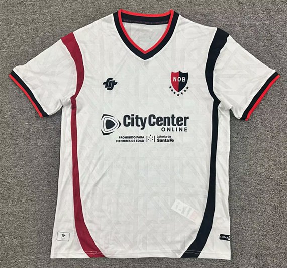 psc (S-4XL)2026-2027 Newell's Old Boys Away White Soccer Jersey AAA - Image 1