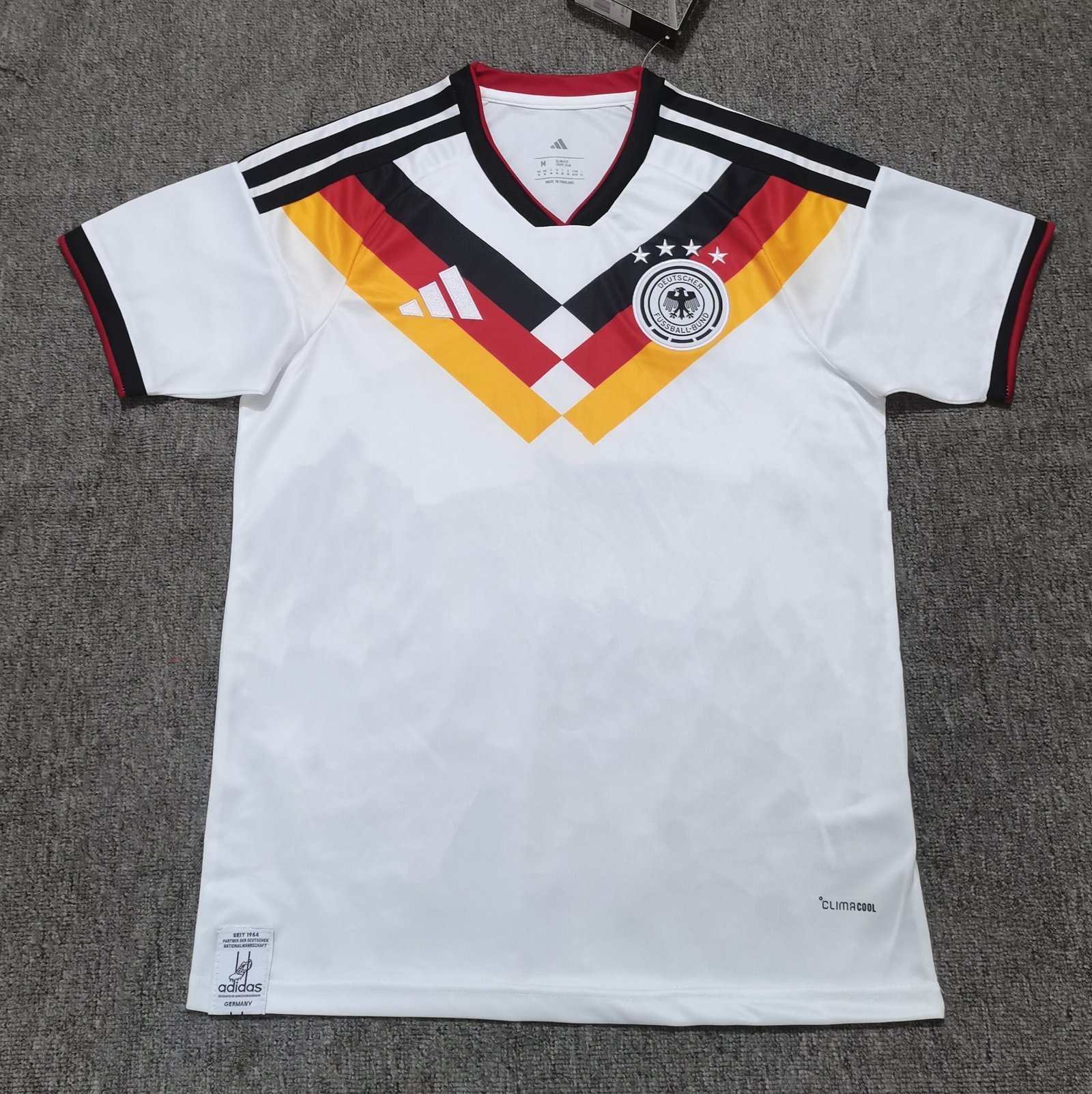 世界杯德国队主场S-4X2 (s-4xl)2026-2027 Germany Home White Soccer Jersey AAA - Image 1
