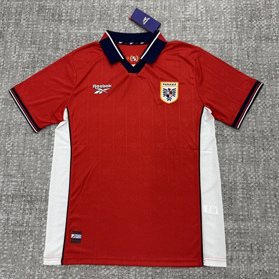 203e9f9b 2026-27 Embroider version Panama Away Red Soccer Jersey AAA - Image 1