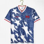 Retro version 1994 USA Away Blue Red Soccer Jersey AAA