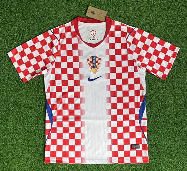 4b70b5fc (S-4XL) 2026-2027 Croatia Home White Red Soccer Jersey AAA - Image 1