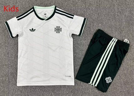 2026-2027  Northern Ireland Away White kids/youth  Soccer uniform
