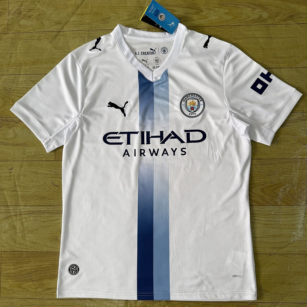 835ACC2718B5A727470733B6B4E5BF36 (S-4XL) 2026-2027 Manchester City Away White Soccer Jersey AAA - Image 1