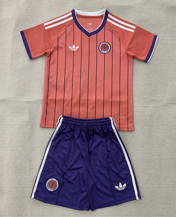 992374de 2026-2027 Scotland Away Orange Soccer uniform - Image 1