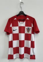 Retro version 2018 Croatia Home Red White  Soccer Jersey AAA