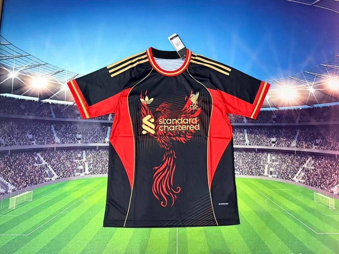 IMG_0260 (S-4XL) 26-27 Special Edition Liverpool Red Black Soccer Jersey AAA - Image 1