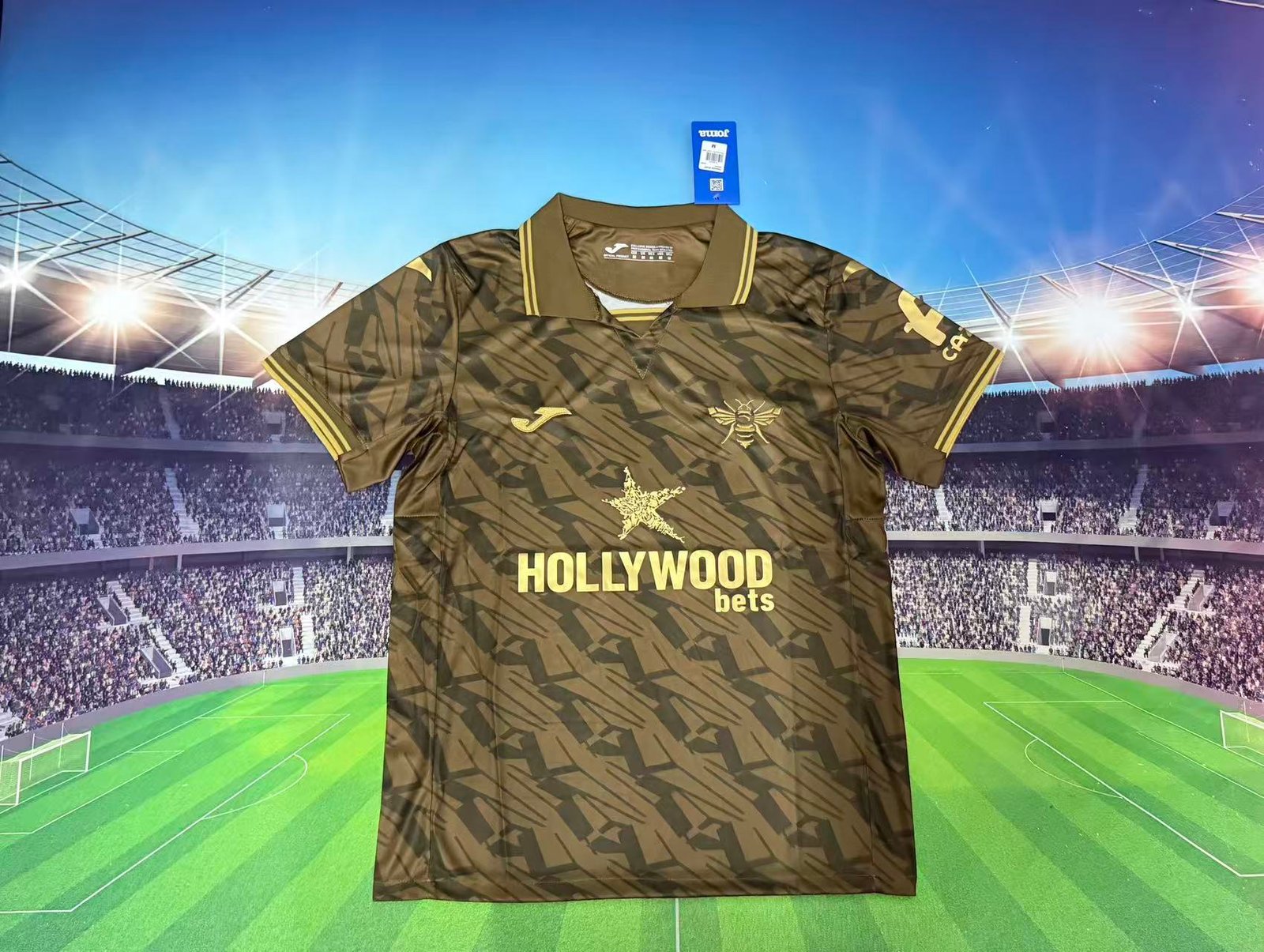IMG_0266 (S-4XL) 26-27 Brentford Away Brown Soccer Jersey AAA - Image 1
