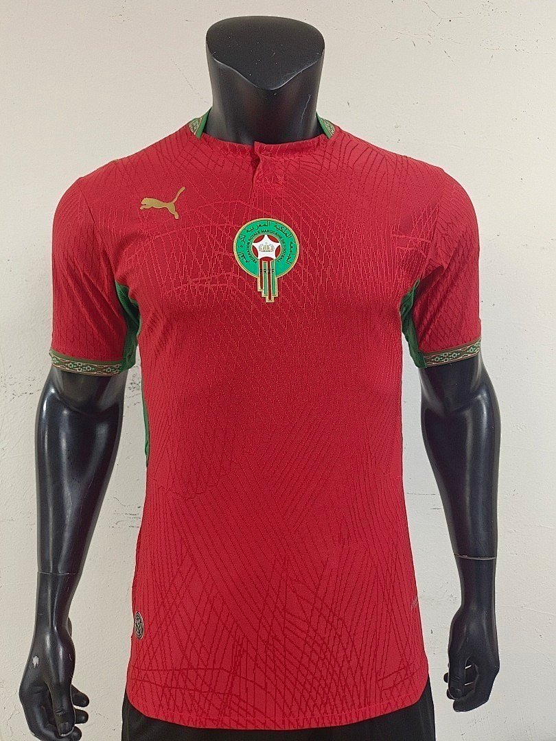 IMG_0305 Player version 2026-27 Morocco Home Red Soccer Jersey AAA - Image 1