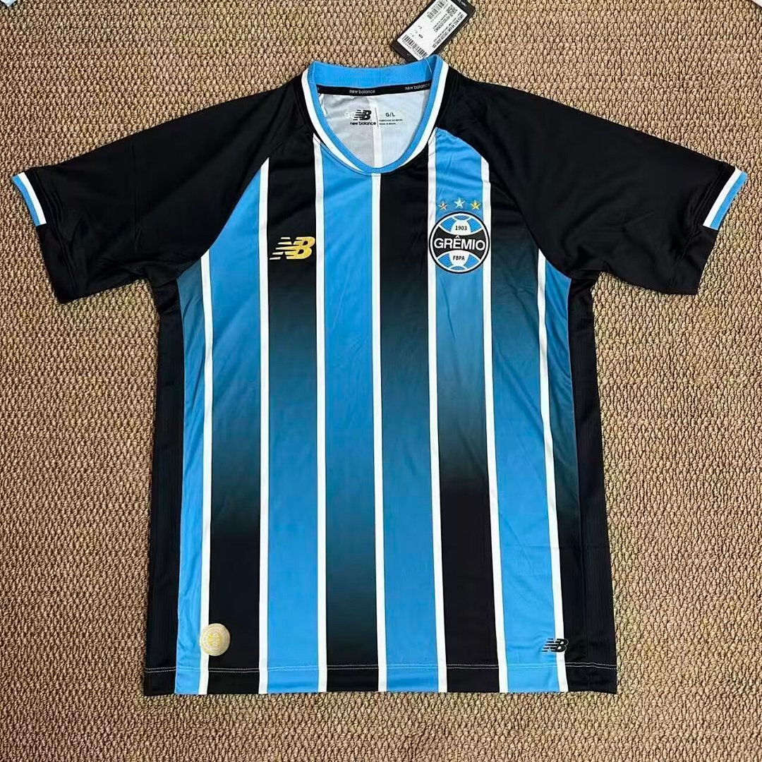 IMG_0328 2026-2027 Gremio Home Black Blue Soccer Jersey AAA - Image 1