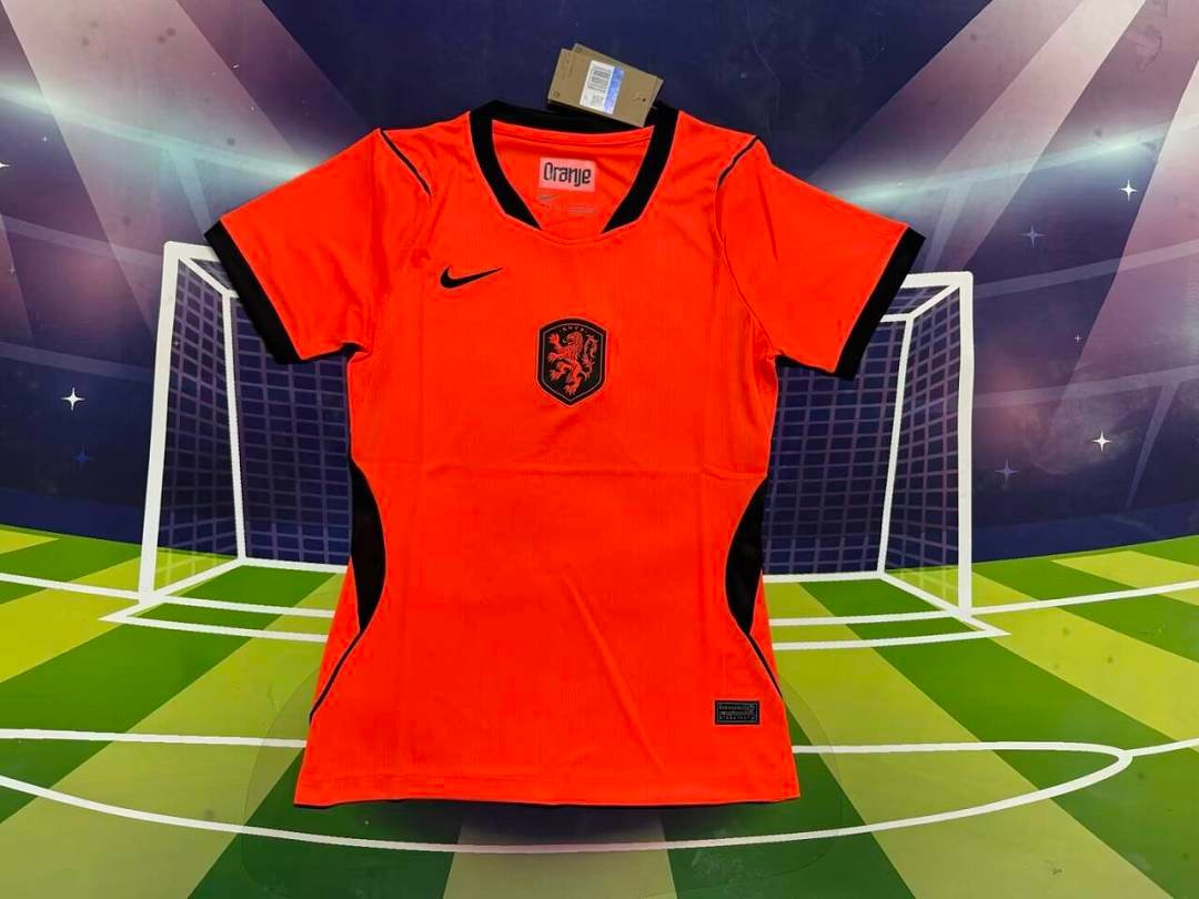 IMG_0458 2026-27 Netherlands Home Orange Women Soccer Jersey AAA - Image 1