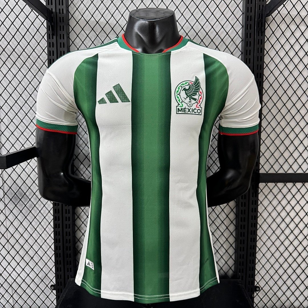 IMG_0502 Player Version 2026-2027 Mexico White Green Soccer Jersey AAA - Image 1