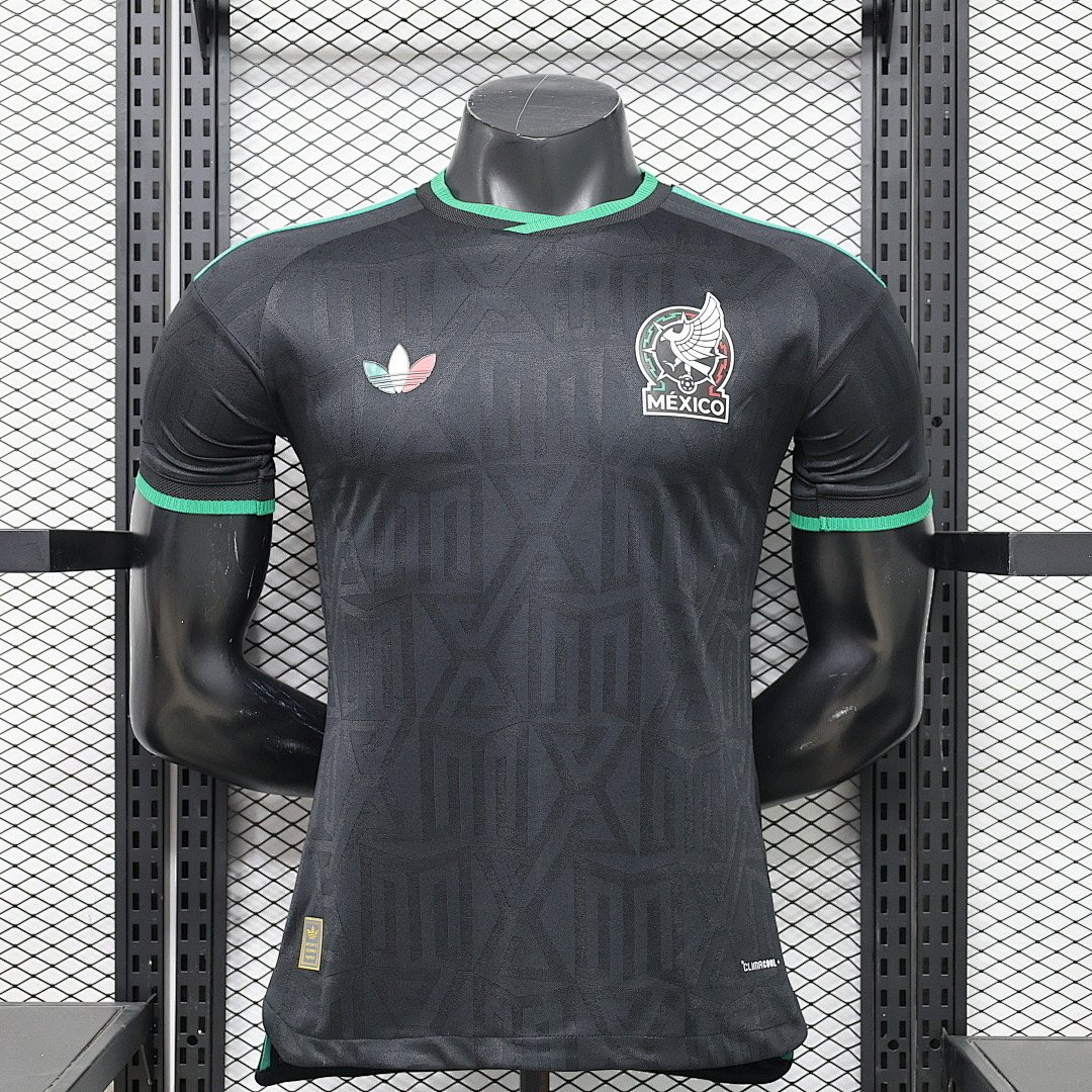 IMG_0505 Player Version 2026-2027 Mexico 2nd Away Black Soccer Jersey AAA - Image 1