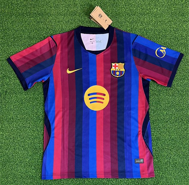 bbdd0b46 2026-27 Barcelona Home Blue Red Soccer Jersey AAA - Image 1