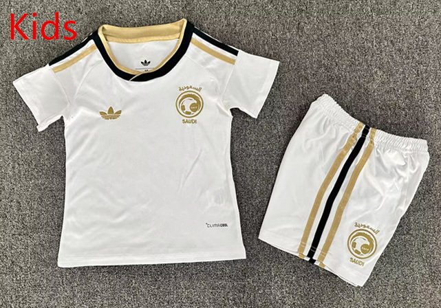 c2b16648 2026-2027 Saudi Arabia Away White kids/youth Soccer uniform - Image 1