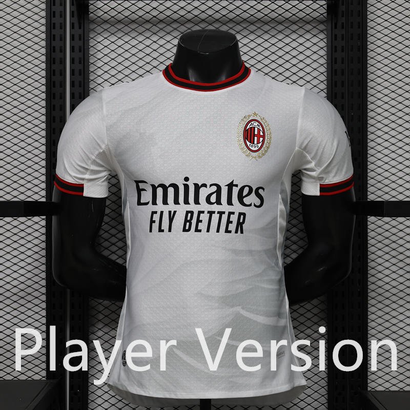 ea712a93 2026-27 Player Version AC Milan Away White Soccer Jersey AAA - Image 1