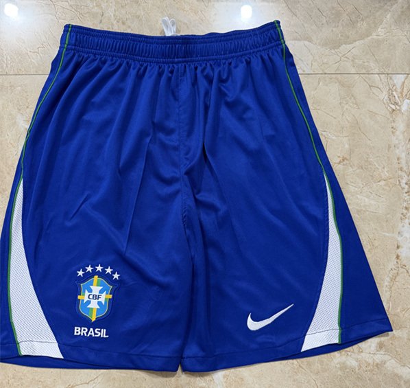 eb54efc2 2026-27 Brazil Home Blue Soccer Shorts - Image 1
