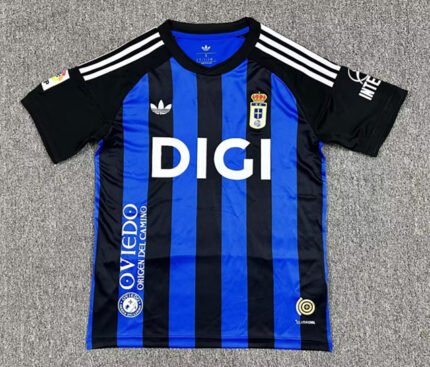 2026-27 Real Oviedo Home Blue Soccer Jersey AAA
