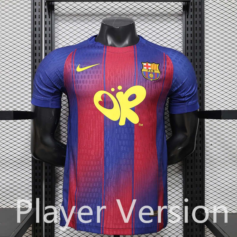 09F790EAFDF7298D32B8B986C03C2572 Player version 26-27 Barcelona Red Blue Soccer Jersey AAA - Image 1