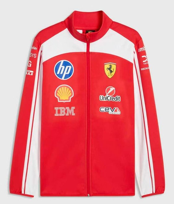 0ABD81D602F396067CC4FDC0F20FBFE7 2026-2027 F1 Freeari Red Racing Jacket - Image 1