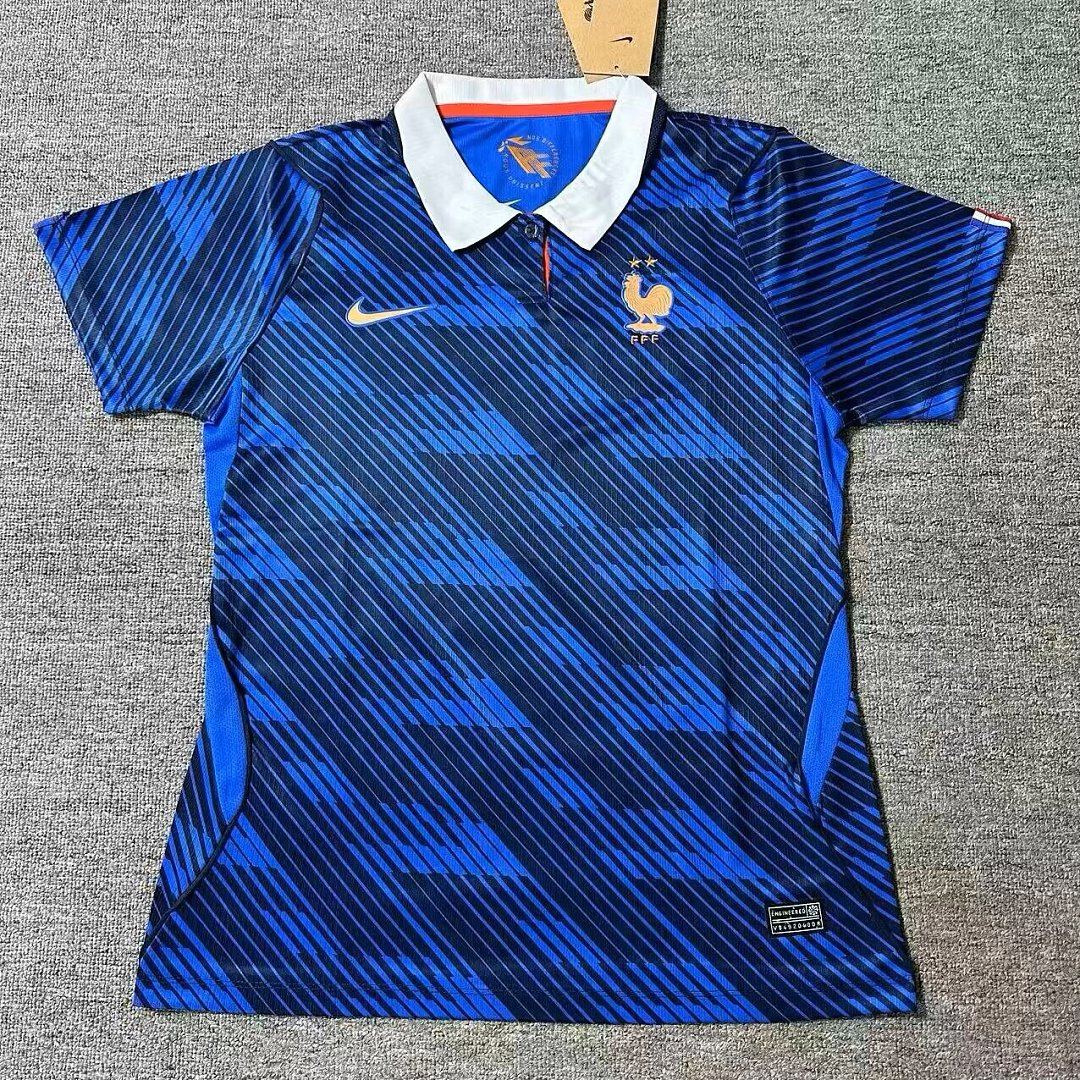 0ACBE53BA9EA63C89000312FECACC57A 2026-27 France Home Blue Women Soccer Jersey AAA - Image 1
