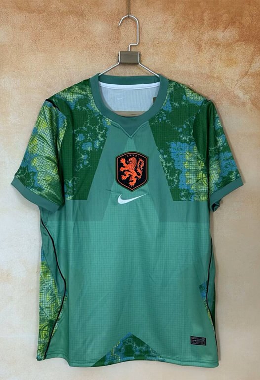 0B1893E97548F3BBD27721890CA51A29 2026-27 Netherlands Goalkeeper Green Soccer Jersey AAA - Image 1