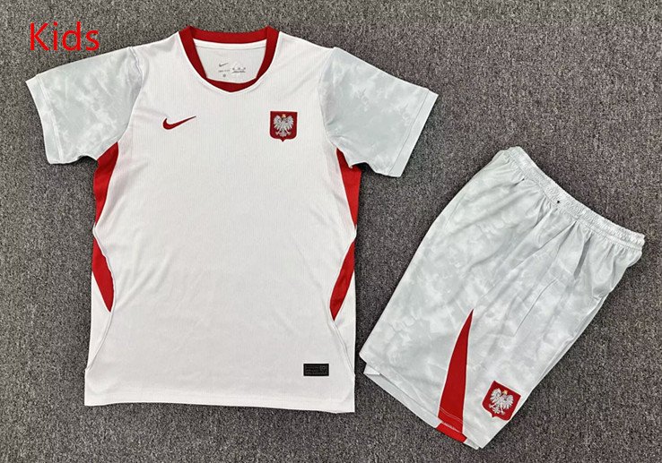 2159ff38 2026-27 Turkey White Kids/Youth Soccer Uniform - Image 1
