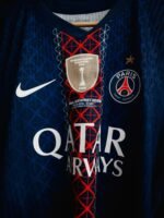 With patch Player version 2025-26  Paris Saint-Germain Home Blue Soccer Jersey AAA - Image 3