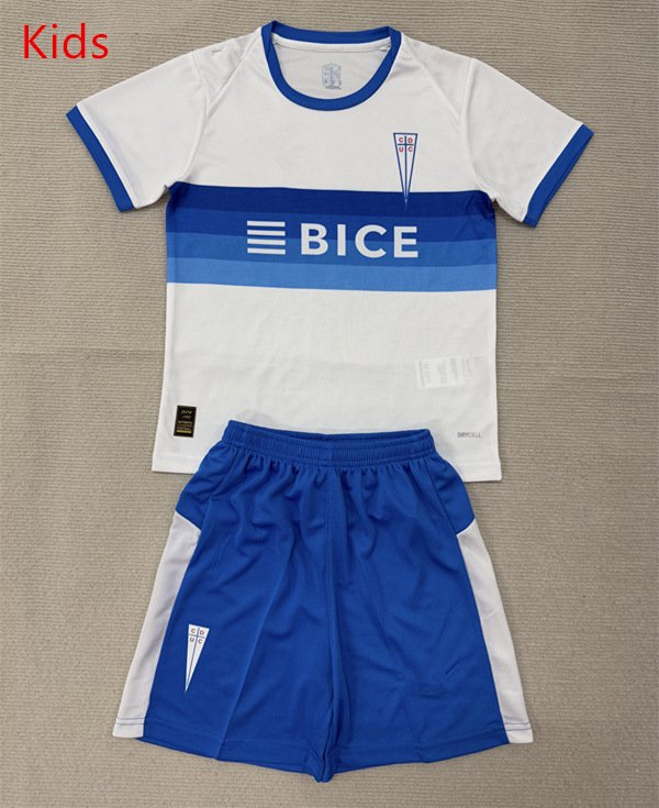 3631237f (1) 2026-2027 CD Universidad Católica Away White kids/youth Soccer uniform - Image 1