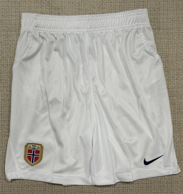 4a44254c 2026-27 Norway Home White Soccer Shorts - Image 1