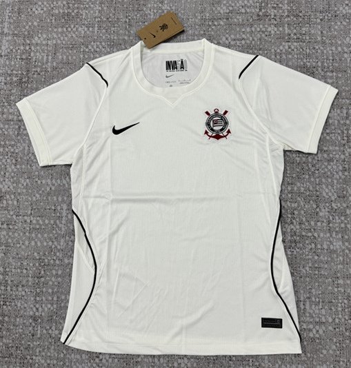 5DE16A115F6A68DFB1B4C1096C1B39EE 2026-27 Corinthian Home White Women Soccer Jersey AAA - Image 1
