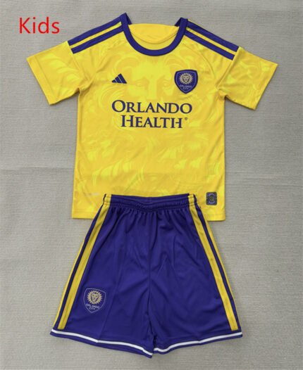 2026-2027 Ordoland city Away Yellow kids/youth  Soccer uniform
