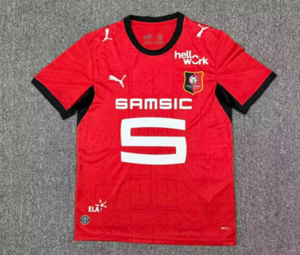 2026-2027  Rennais Home Red Soccer Jersey AAA