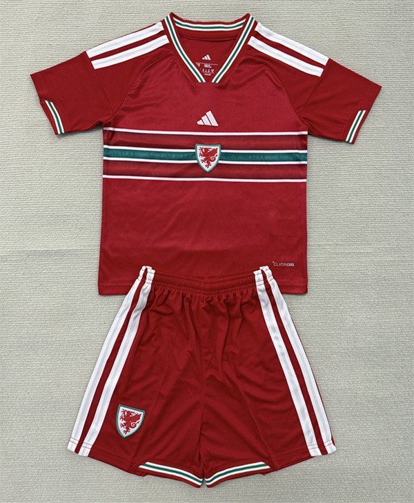 6aabf443 2026-2027 Wales Home Red Soccer uniform - Image 1