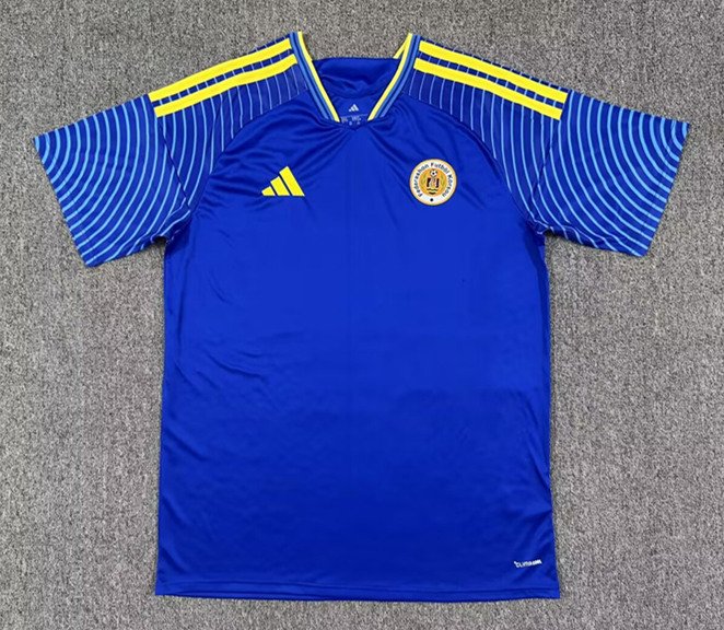 756B162386087EB392793A1634173420 (S-4XL)26-27 Curaçao Home Blue Soccer Jersey AAA - Image 1
