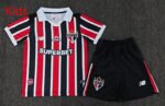 2026-2027 São Paulo Home Red Black kids/youth  Soccer uniform