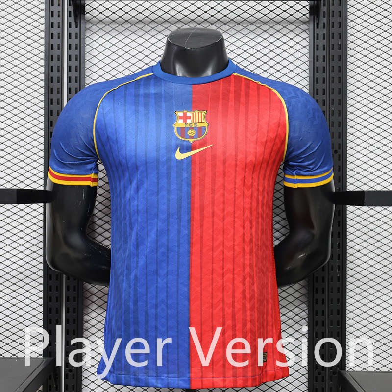 B1A2F21DF1473154FEC6FC9A363A2985 Player version 26-27 Barcelona Red Blue Soccer Jersey AAA - Image 1