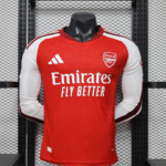 Player version 26-27 Arsenal Home Red Long-sleeved Soccer Jersey AAA