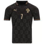#7 Ronaldo 26-27 Portugal Away Black Soccer Jersey AAA