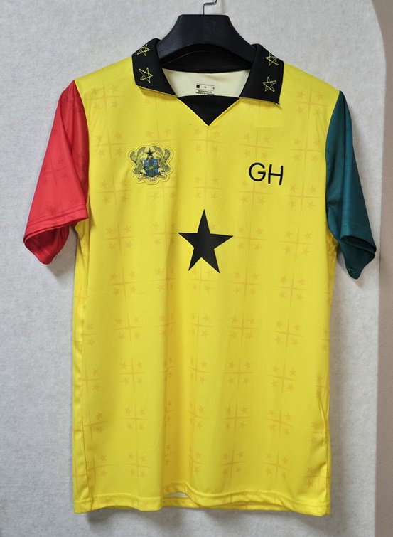 E1B5B7B10E877C573E816AD248D84BC1 26-27 Ghana Yellow Soccer Jersey AAA - Image 1