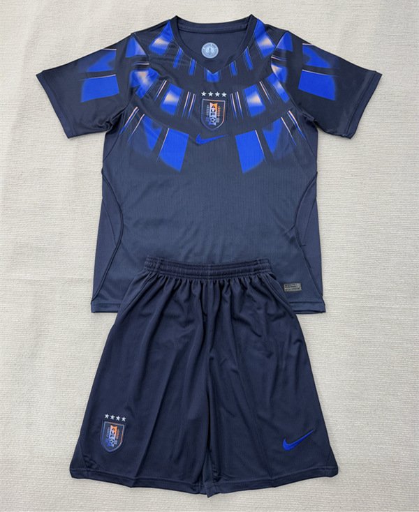 FE33884A14D7191155987D9CAC0A07F4 2026-2027 Uruguay Away Royal Blue kids/youth Soccer uniform - Image 1